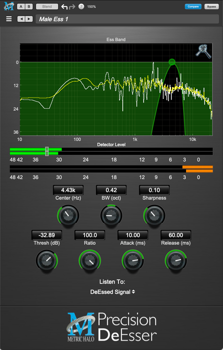 Metric Halo MH Precision DeEsser v4