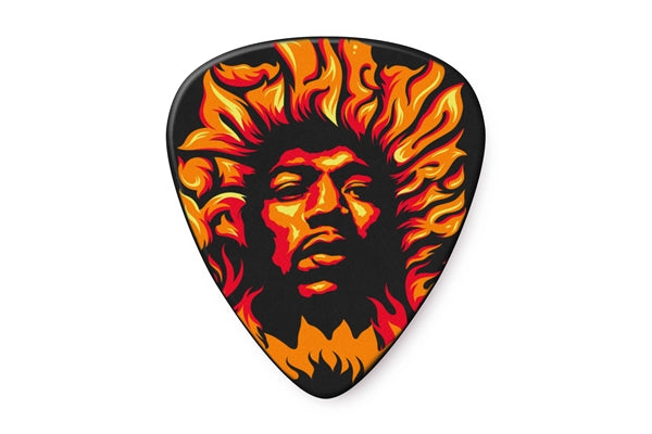 Dunlop JHP14HV Jimi Hendrix '69 Psych Series Voodoo Fire Players' Pack/6