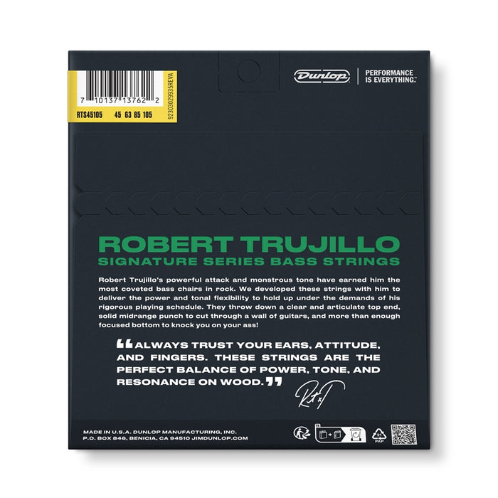 Dunlop RTS45105 Robert Trujillo Stainless Steel 45-105