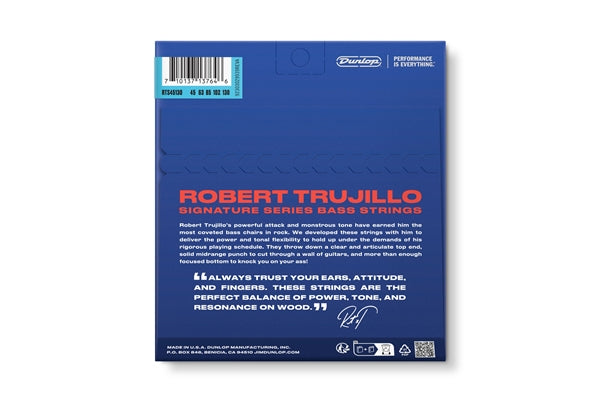 Dunlop RTS45130 Robert Trujillo Stainless Steel 45-130