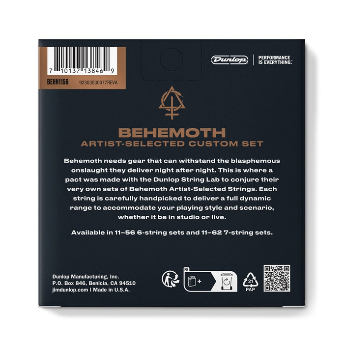 Dunlop BEHN1156 Behemoth Artist-Selected Custom 11-56