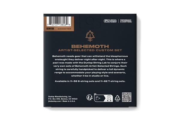 Dunlop BEHN1156 Behemoth Artist-Selected Custom 11-56