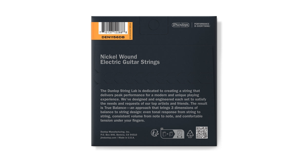 Dunlop DEN1156DB Nickel WOund 11-56 Drop B