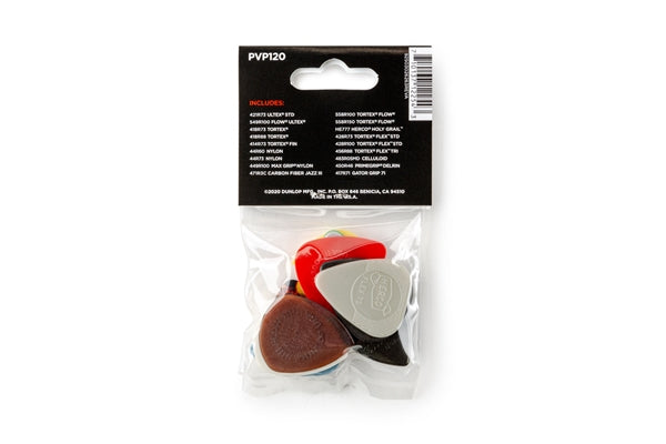 Dunlop PVP120 Recording Pick Variety Pack/18