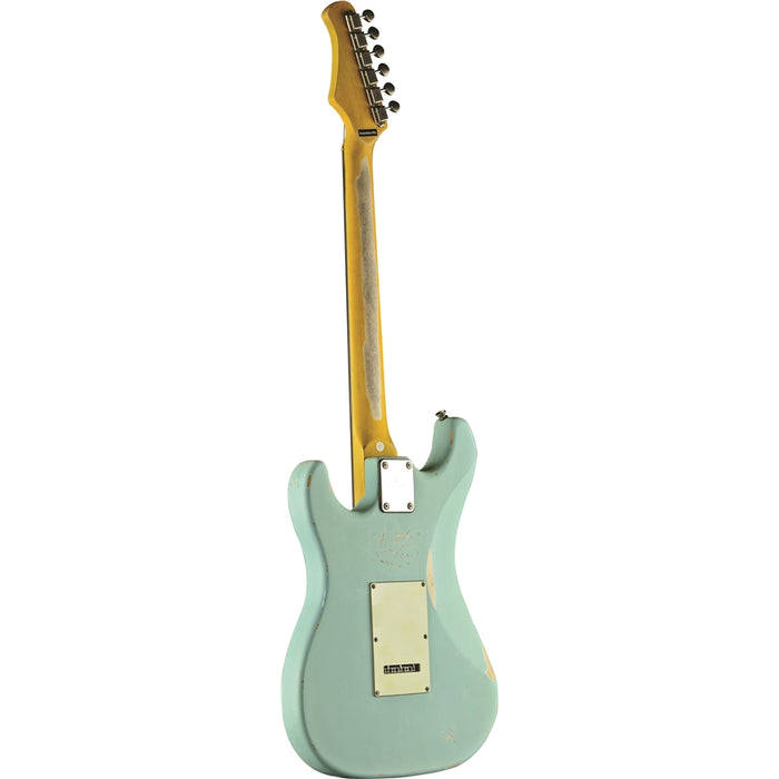 Eko Guitars S-300 Relic Daphne Blue