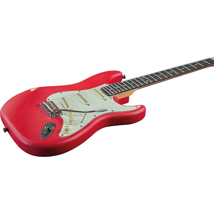 Eko Guitars S-300 Relic Fiesta Red