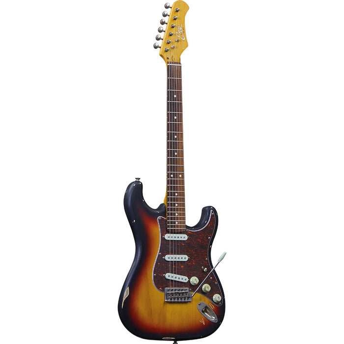 Eko Guitars S-300 Relic Sunburst