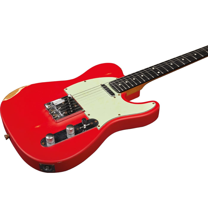 Eko Guitars VT-380 Relic Fiesta Red