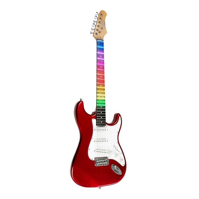 Eko Guitars S-300 Chrome Red Visual Note