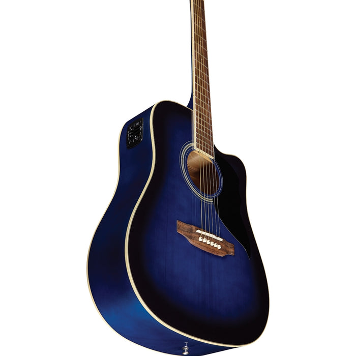 Eko Guitars Ranger CW Eq Blue Sunburst