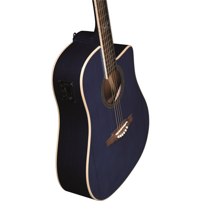 Eko Guitars NXT D100ce See Through Blue