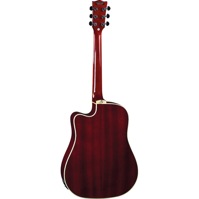 Eko Guitars NXT D100ce See Through Red