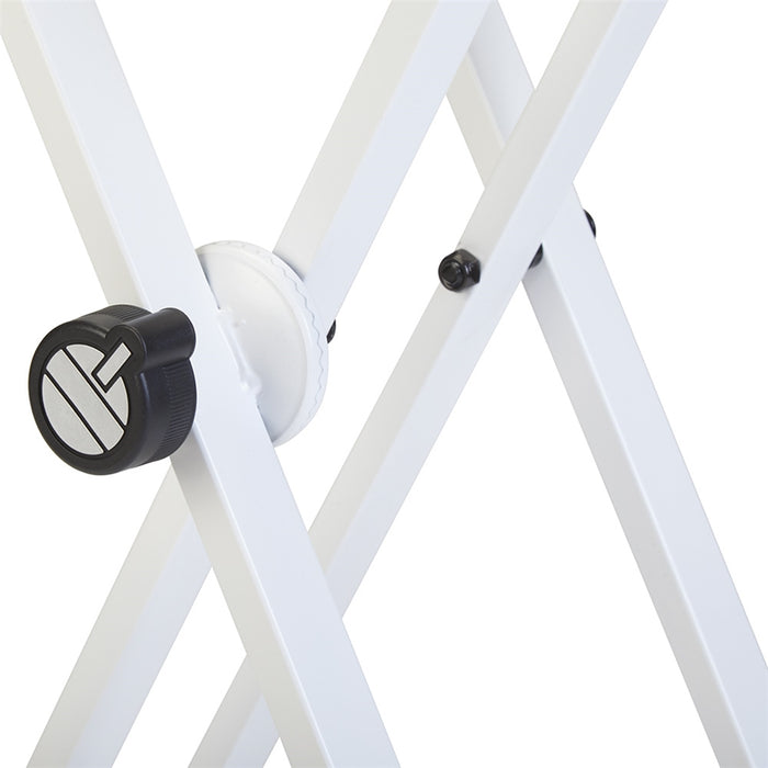 Quik Lok T20-WH-BB Supporto Tastiera a ""X"" Bianco