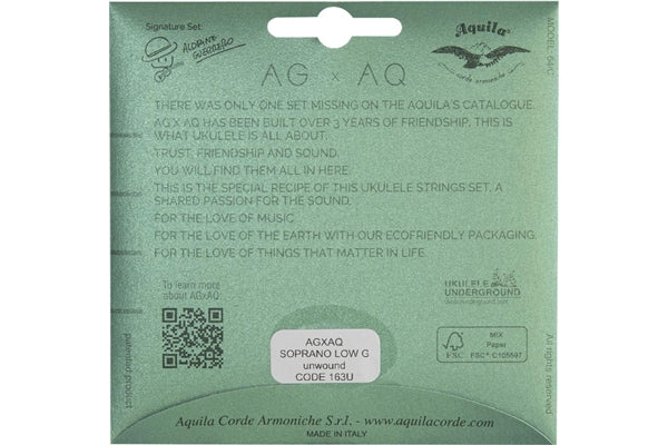 Aquila 163U AAGXAQ Ukulele Set,L G UNW.