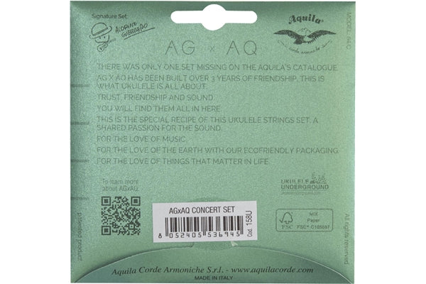 Aquila 158U AGXAQ Ukulele Set, GCEA