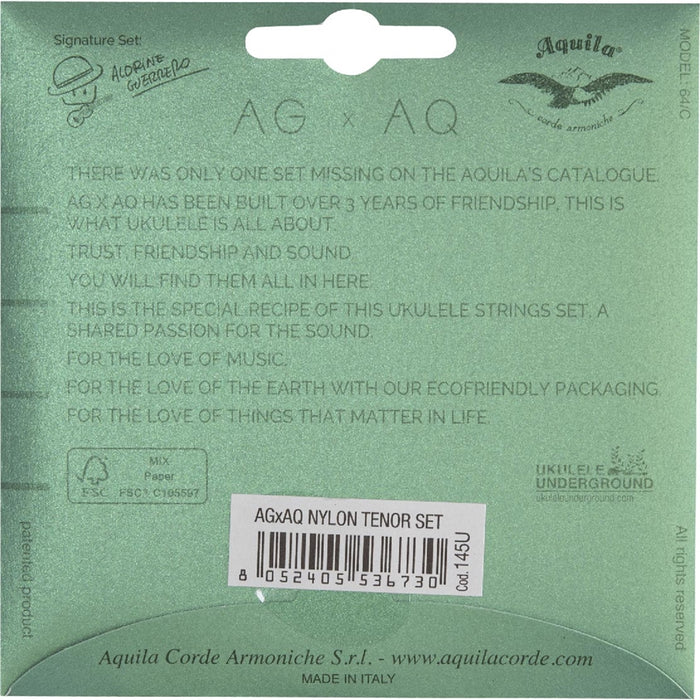 Aquila 145U AGXAQ Ukulele Set, GCEA