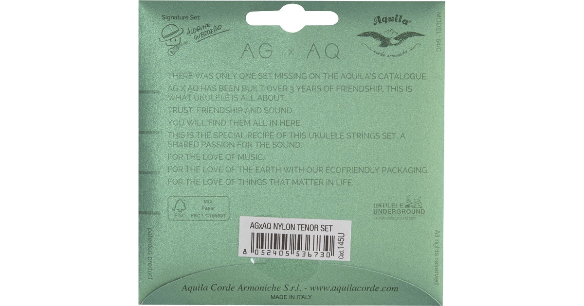 Aquila 145U AGXAQ Ukulele Set, GCEA