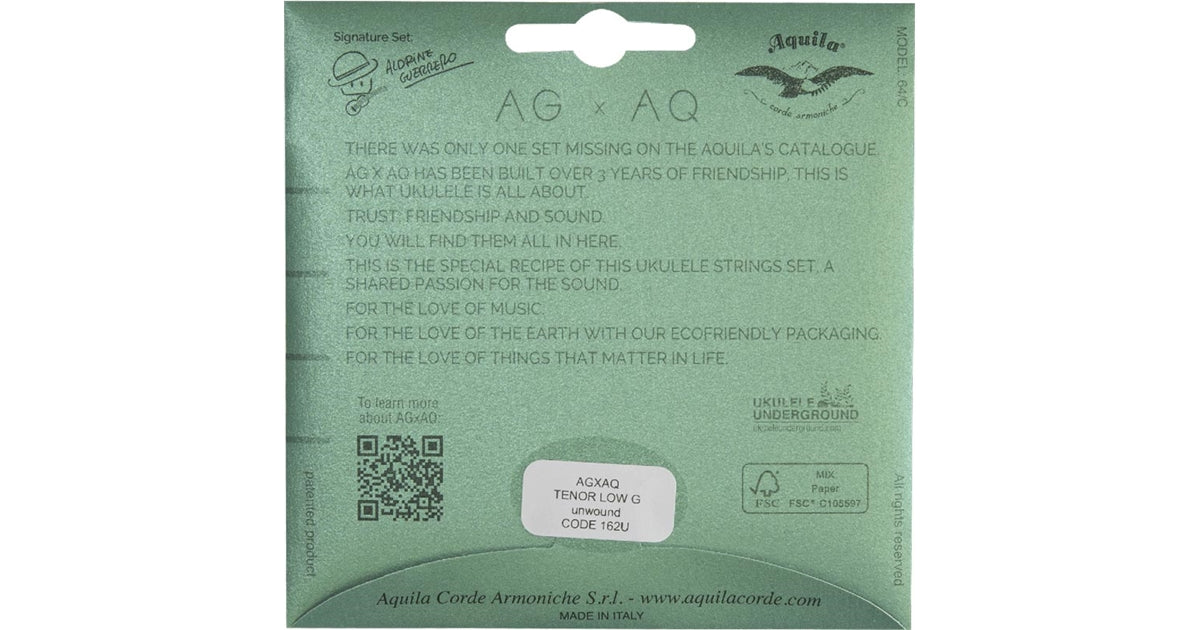 Aquila 162U AGXAQ Ukulele Set, L G UNW.