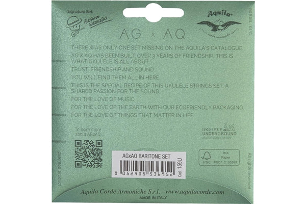 Aquila 159U AGXAQ Ukulele Set, DGBE