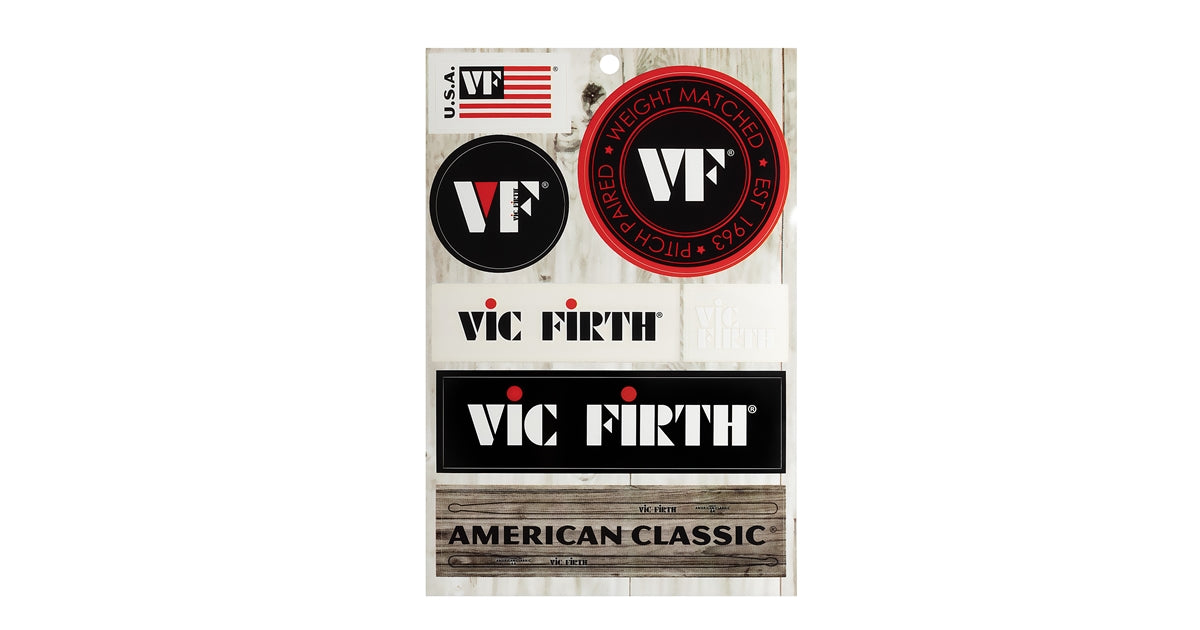 Vic Firth VFSTSHEET - Vinyl Sticker Sheet