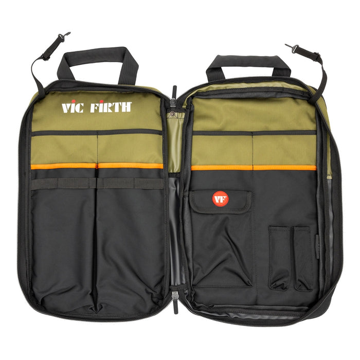 Vic Firth VXSB0114 PROFESSIONAL STICK BAG GREEN/BLACK