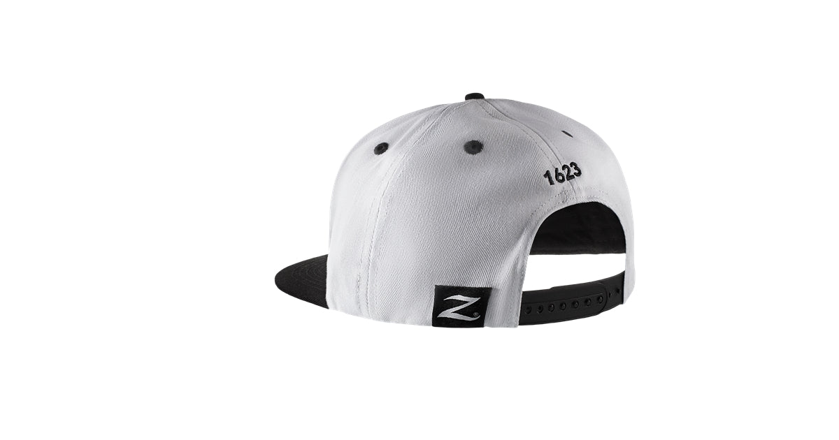 Zildjian ZAHC0022 - White 6 Panel Snapback Hat