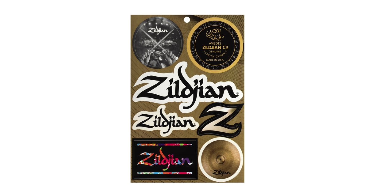 Zildjian ZSTSHEET - Zildjian Vinyl Sticker Sheet