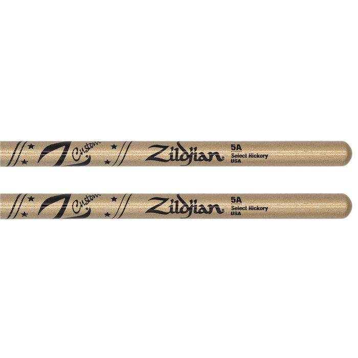 Zildjian Z Custom LE Drumstick Collection 5A Gold Chroma, Wood Tip