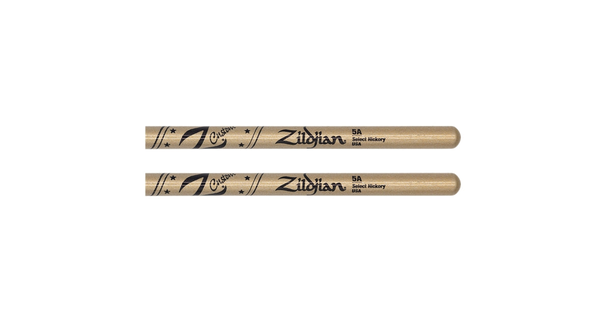 Zildjian Z Custom LE Drumstick Collection 5A Gold Chroma, Wood Tip