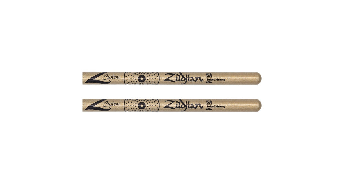 Zildjian Z Custom LE Drumstick Collection 5A Gold Chroma, Nylon Tip