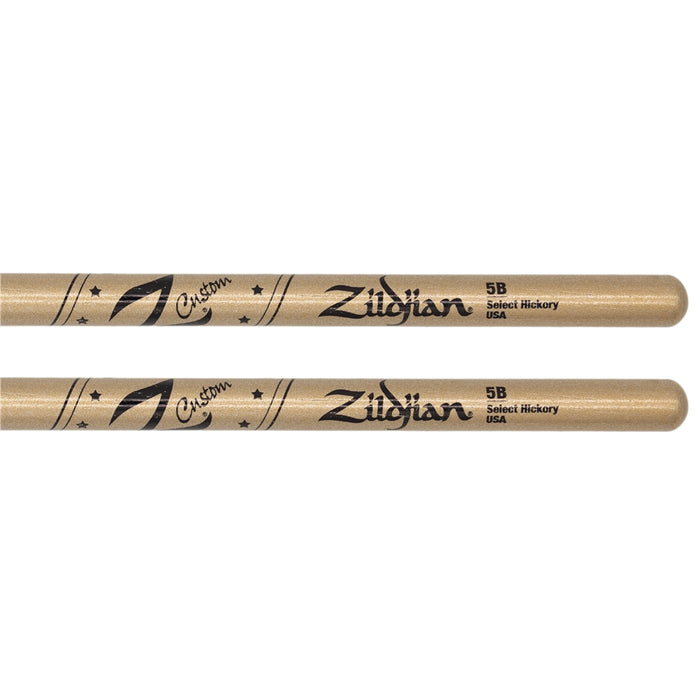 Zildjian Z Custom LE Drumstick Collection 5B Gold Chroma, Wood Tip