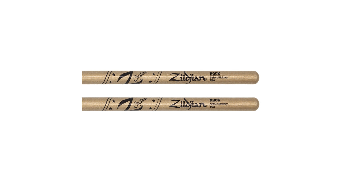 Zildjian Z Custom LE Drumstick Collection ROCK Gold Chroma, Wood Tip