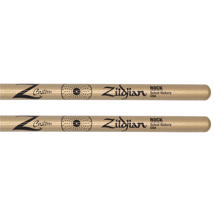 Zildjian Z Custom LE Drumstick Collection ROCK Gold Chroma, Nylon Tip