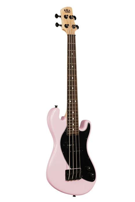 Kala UBASS-SB-LP-FS - Solid Body 4 corde - Rosa c/borsa