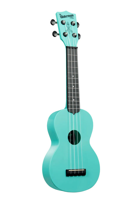 Kala KA-R-WMG-BL-S - ''Beach'' - ukulele soprano Aqua Mist (Glow in the Dark), Recycled - c/borsa