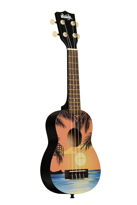 Kala UK-TROPDAY - ''Graphic Top'' - ukulele soprano Tropical Day - c/borsa