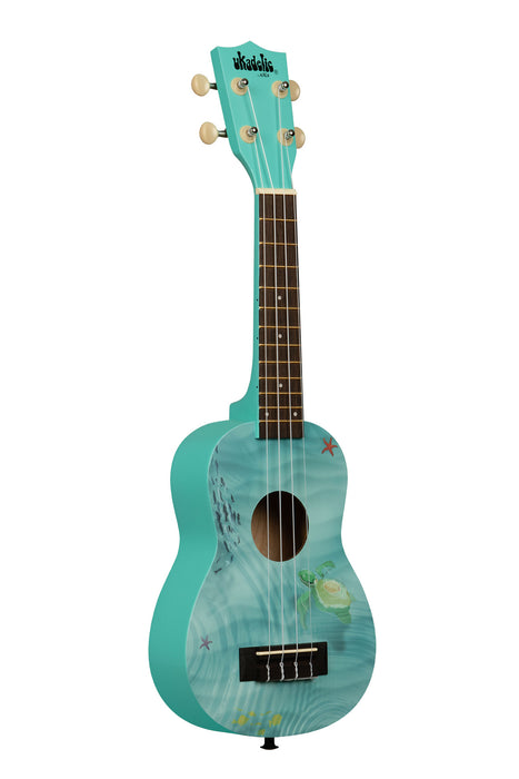 Kala UK-SEASCAPE - ''Graphic Top'' - ukulele soprano Seascape - c/borsa