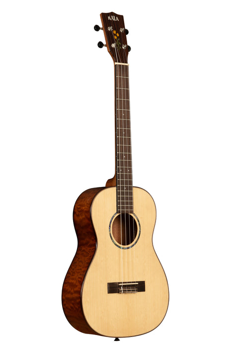 Kala KA-20TH-SQS-B - ''Solid Spruce Top Quilted Sapele'' Kala 20th Anniversary - ukulele baritono - c/borsa - LIMITED EDITION