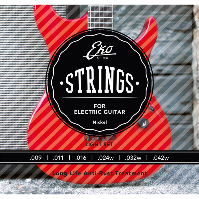 Eko Guitars Corde Chitarra Elettrica 9-42 Extra Light Set/6