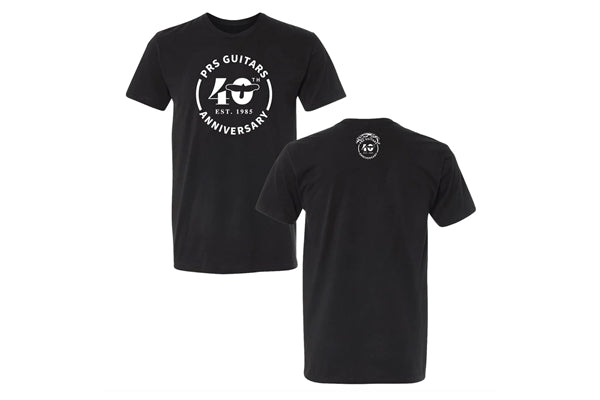 PRS 40th Anniversary Tee Black S