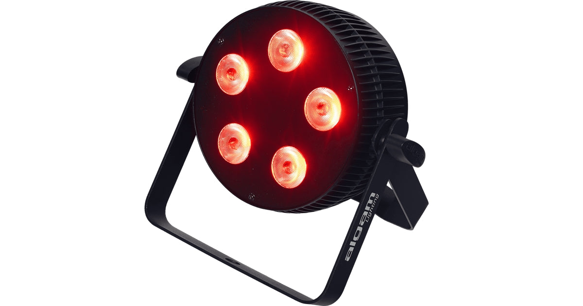 Algam Lighting SLIMPAR-510-QUAD Proiettore Par LED 5 x 10W RGBW