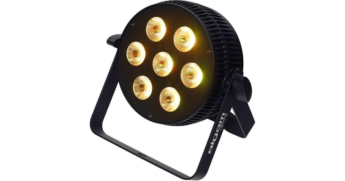 Algam Lighting SLIMPAR-710-QUAD Proiettore Par LED 7 x 10W RGBW