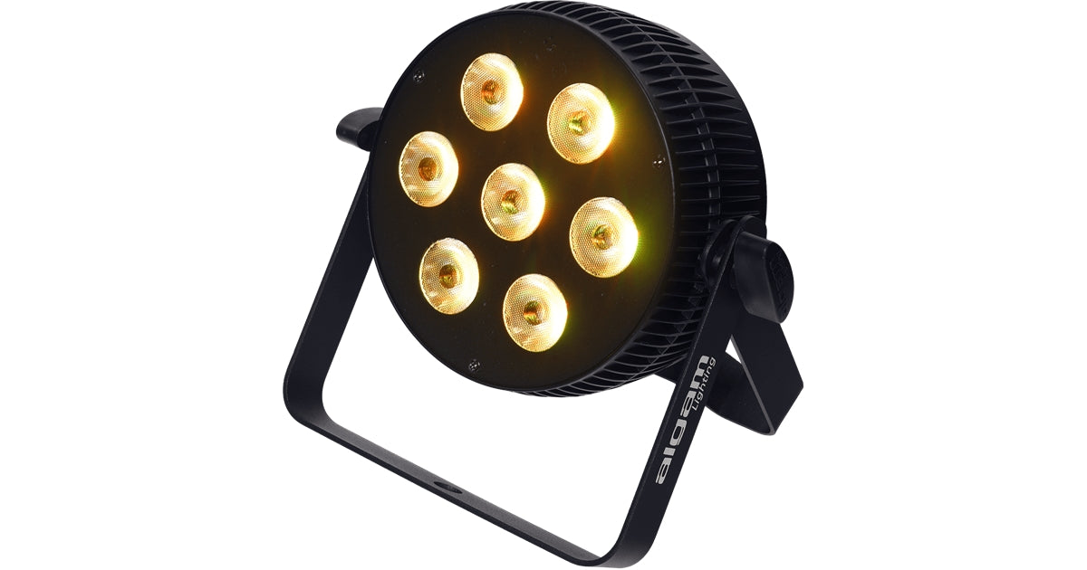 Algam Lighting SLIMPAR-710-HEX Proiettore Par LED 7 x 10W RGBWAU