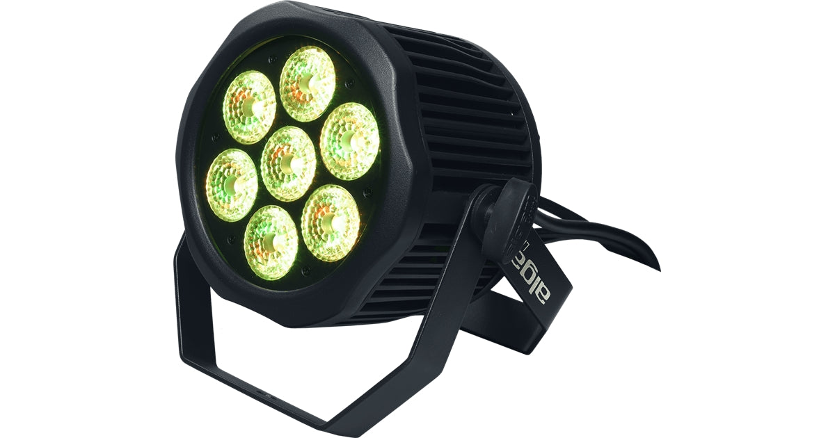 Algam Lighting IP-PAR-712-HEX Proiettore Par LED per Esterni DMX