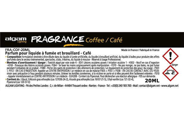 Algam Lighting FRA-COF-20ML Profumo per Liquido del Fumo 20ml Caffè