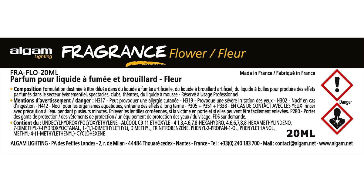 Algam Lighting FRA-FLO-20ML Profumo per Liquido del Fumo 20ml Fiori