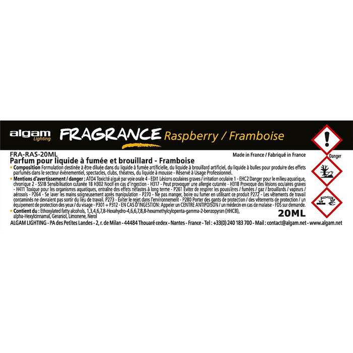 Algam Lighting FRA-RAS-20ML Profumo per Liquido del Fumo 20ml Lampone