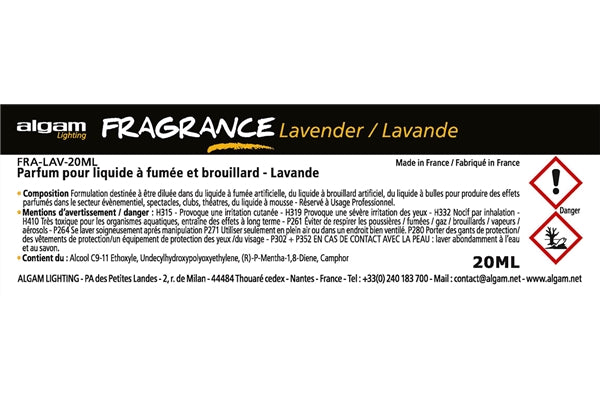 Algam Lighting FRA-LAV-20ML Profumo per Liquido del Fumo 20ml Lavanda