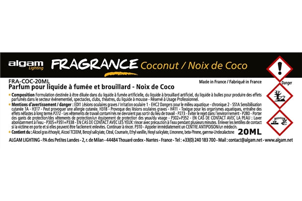 Algam Lighting FRA-COC-20ML Profumo per Liquido del Fumo 20ml Noce di Cocco