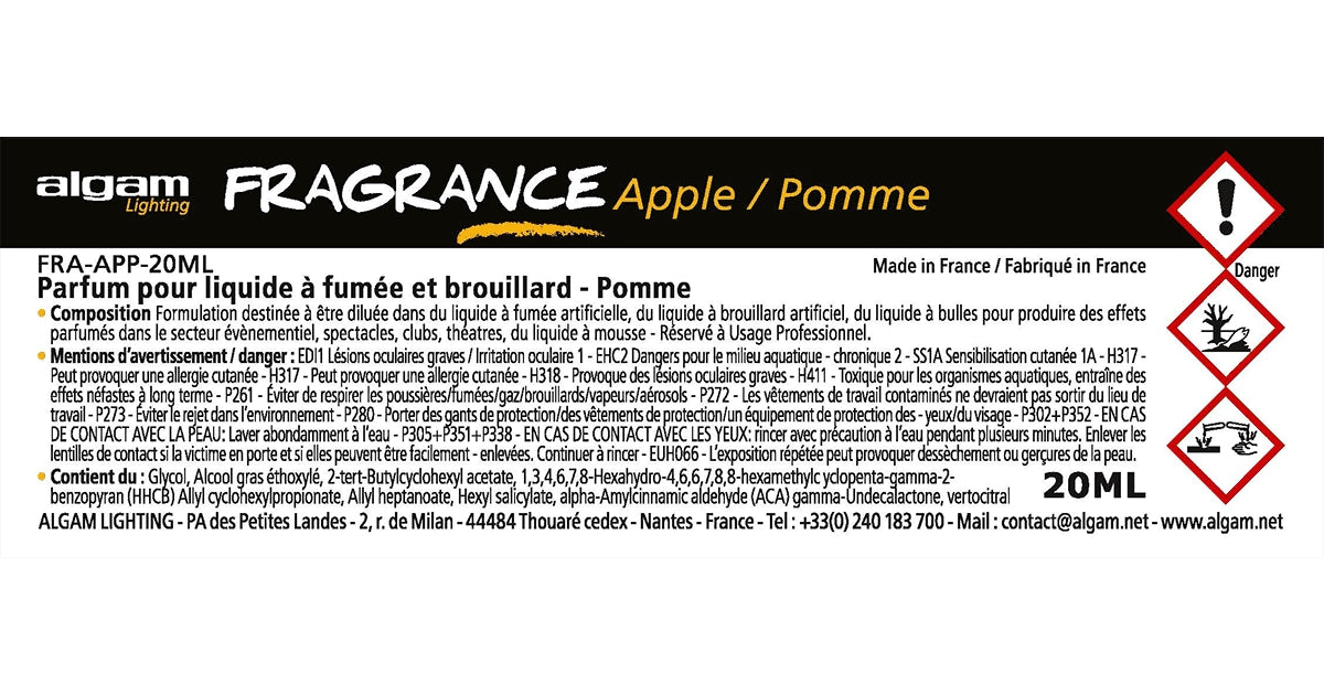 Algam Lighting FRA-APP-20ML Profumo per Liquido del Fumo 20ml Mela